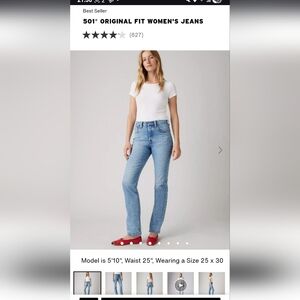 Levis 501 Original Jeans